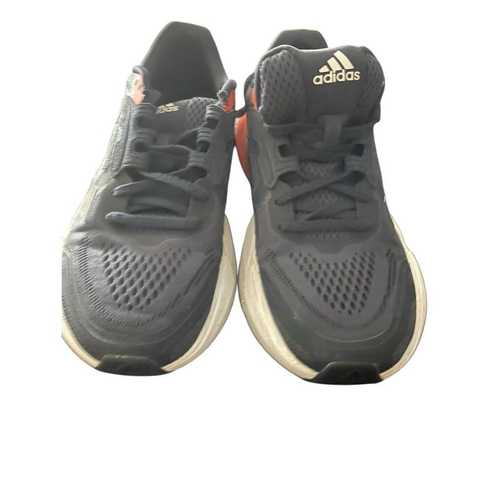 Adidas Mens Navy Blue Orange Adistar 1 Running Athletic Shoes Size 8.5